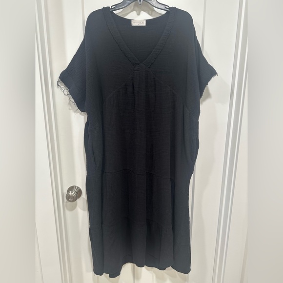 Impressions Black Maxi Dress - Picture 4 of 8